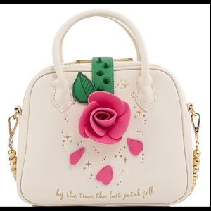 NWT Loungefly Beauty and the Beast Rose Crossbody Bag